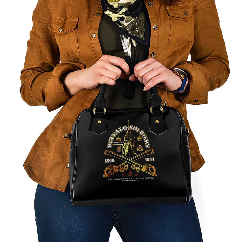 Buffalo Soldiers Strength Honor Legacy Shoulder Handbag African-American Cavalry Tribute DT02