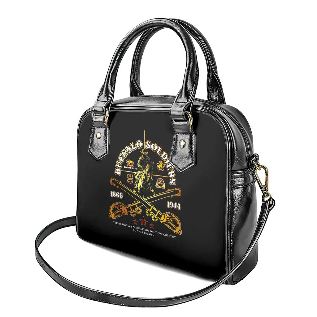 Buffalo Soldiers Strength Honor Legacy Shoulder Handbag African-American Cavalry Tribute DT02