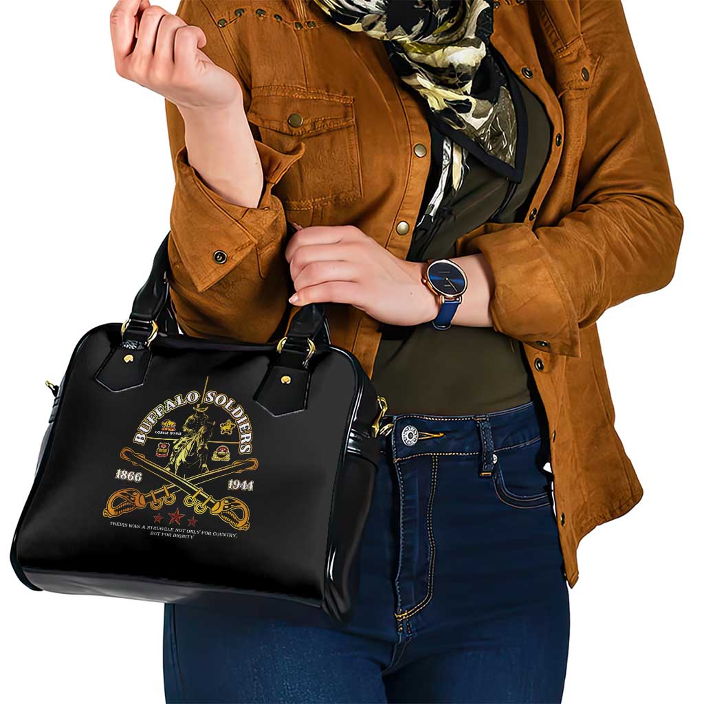 Buffalo Soldiers Strength Honor Legacy Shoulder Handbag African-American Cavalry Tribute DT02