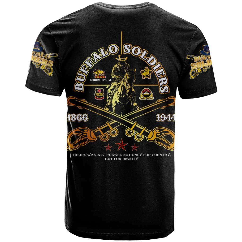 Strength Honor Legacy Buffalo Soldiers T shirt African American Cavalry Tribute DT02
