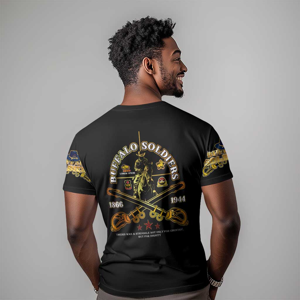 Strength Honor Legacy Buffalo Soldiers T shirt African American Cavalry Tribute DT02