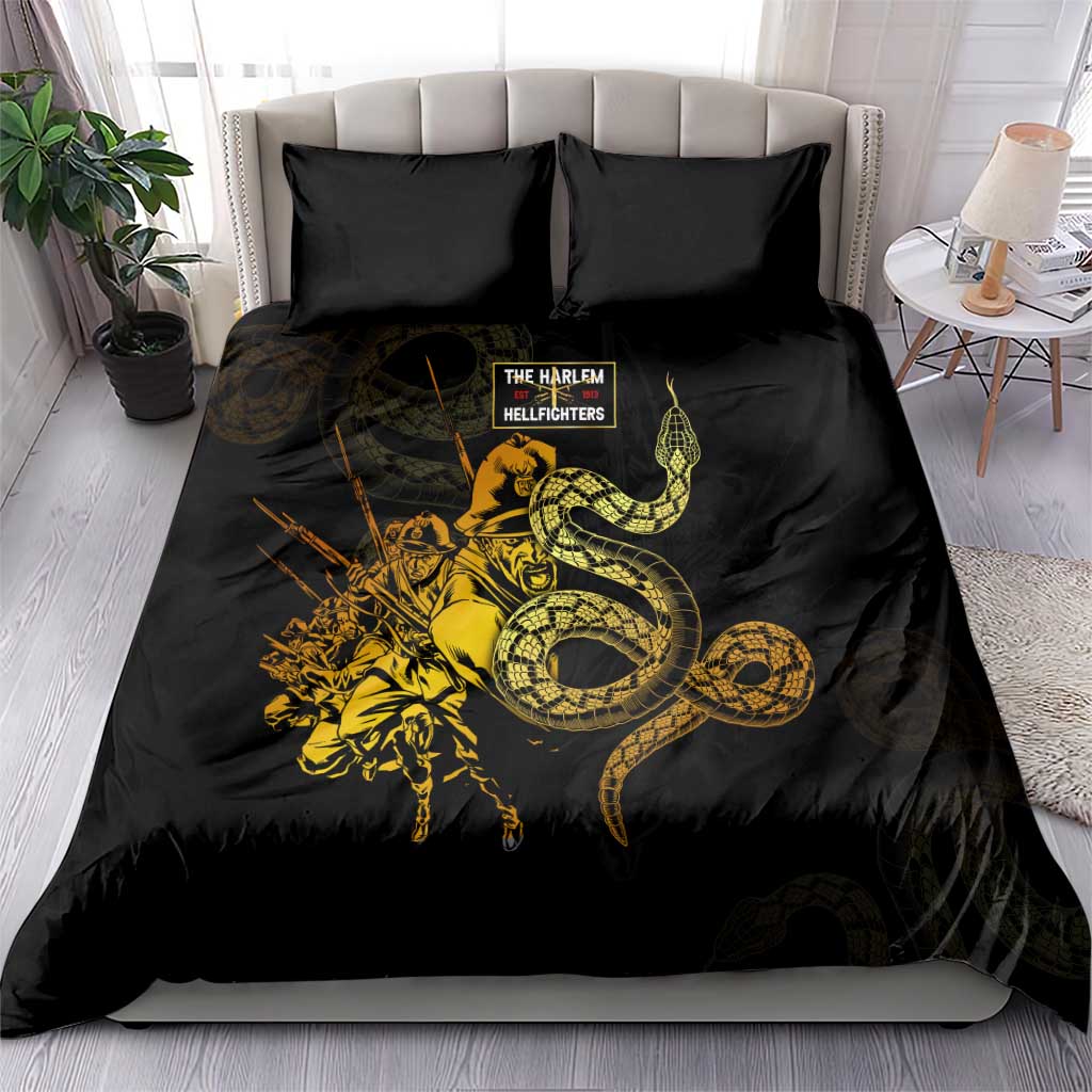 Harlem Hellfighters 369th Infantry Regiment Bedding Set Fight for Dignity WWII DT02