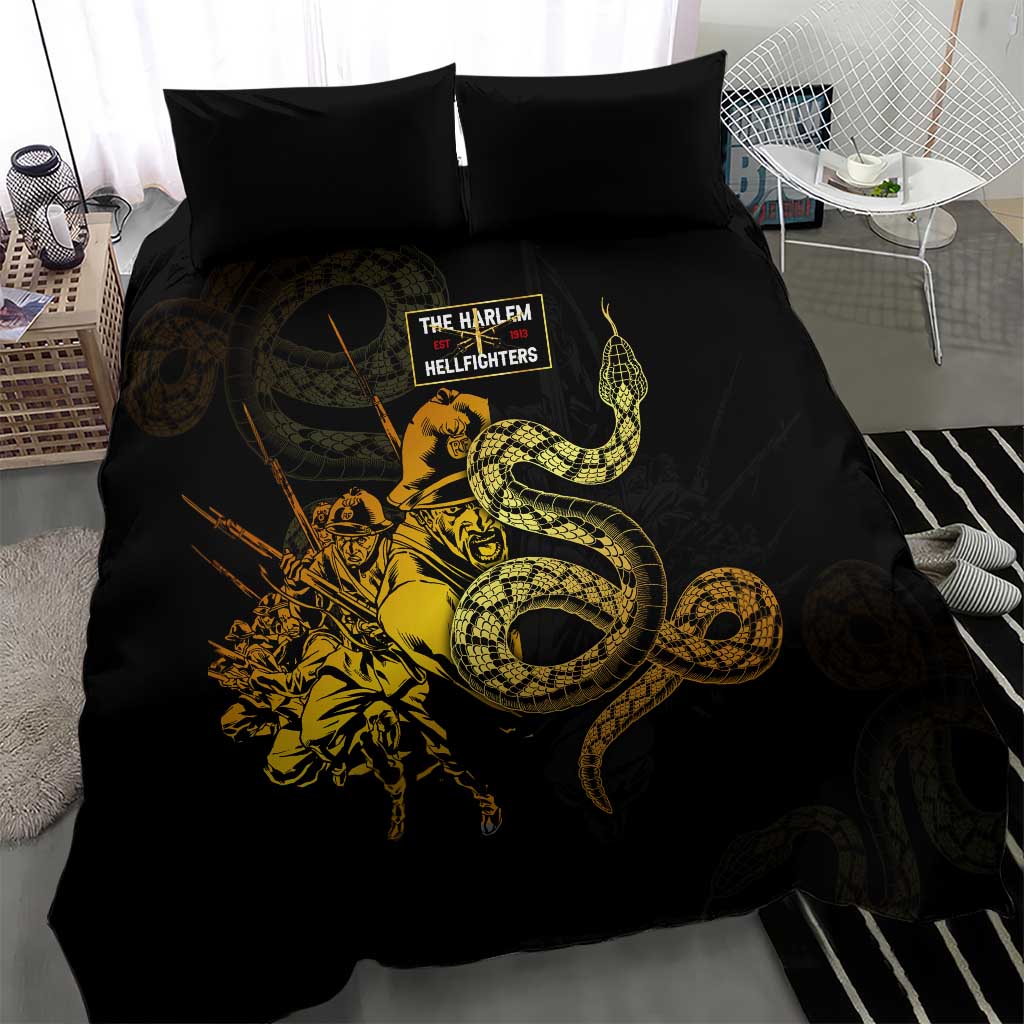 Harlem Hellfighters 369th Infantry Regiment Bedding Set Fight for Dignity WWII DT02