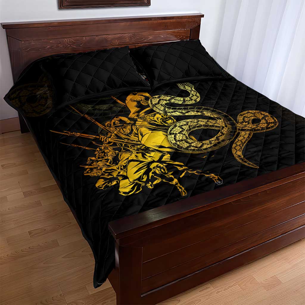 Harlem Hellfighters 369th Infantry Regiment Quilt Bed Set Fight for Dignity WWII DT02