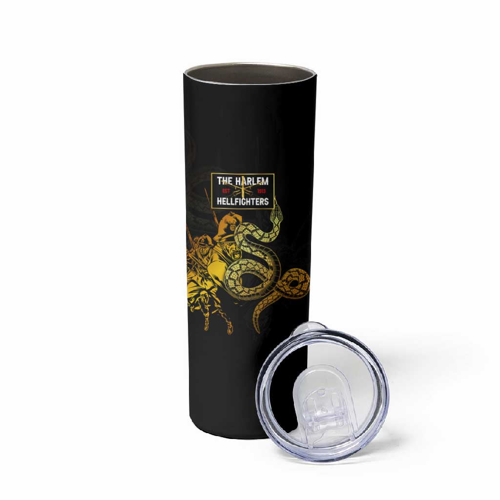 Harlem Hellfighters 369th Infantry Regiment Skinny Tumbler Fight for Dignity WWII DT02
