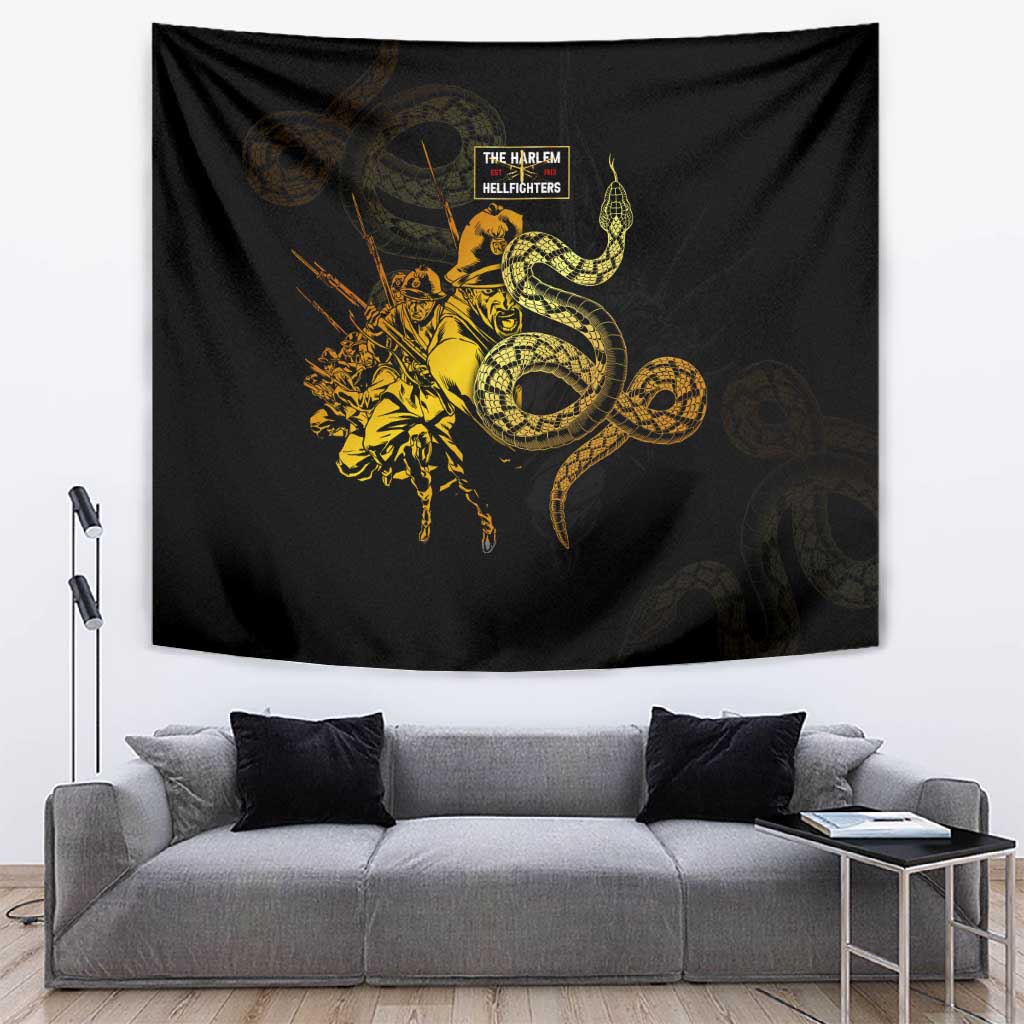 Harlem Hellfighters 369th Infantry Regiment Tapestry Fight for Dignity WWII DT02