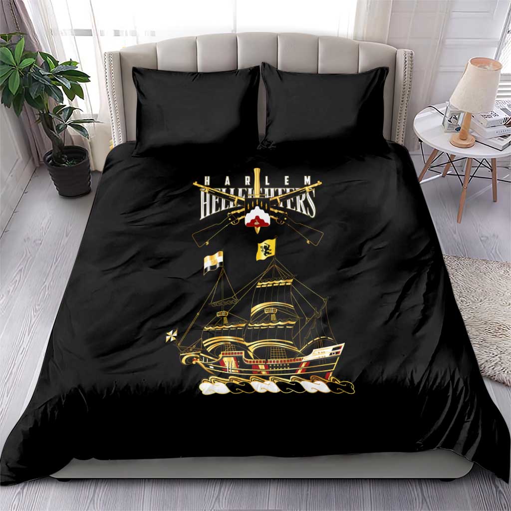 Harlem Hellfighters Bedding Set 369th Regiment Legacy at Sea DT02