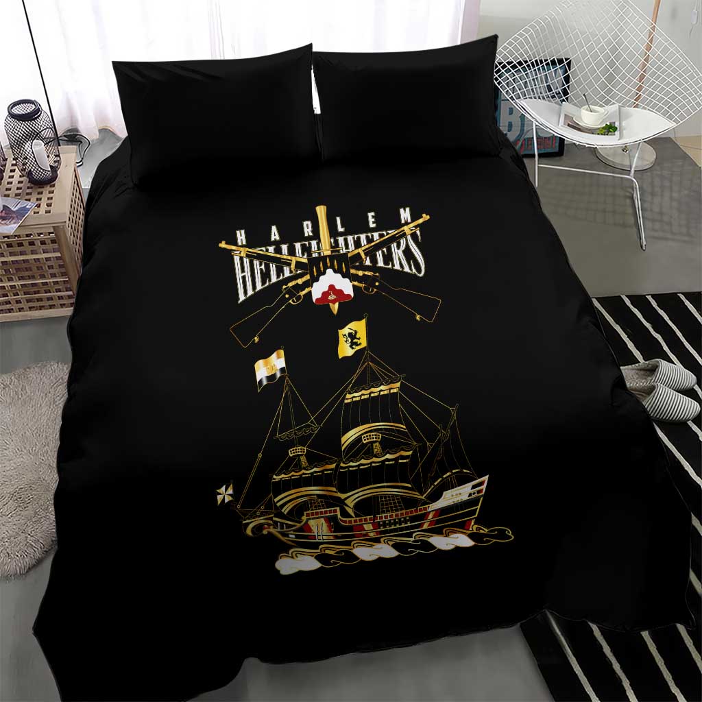 Harlem Hellfighters Bedding Set 369th Regiment Legacy at Sea DT02