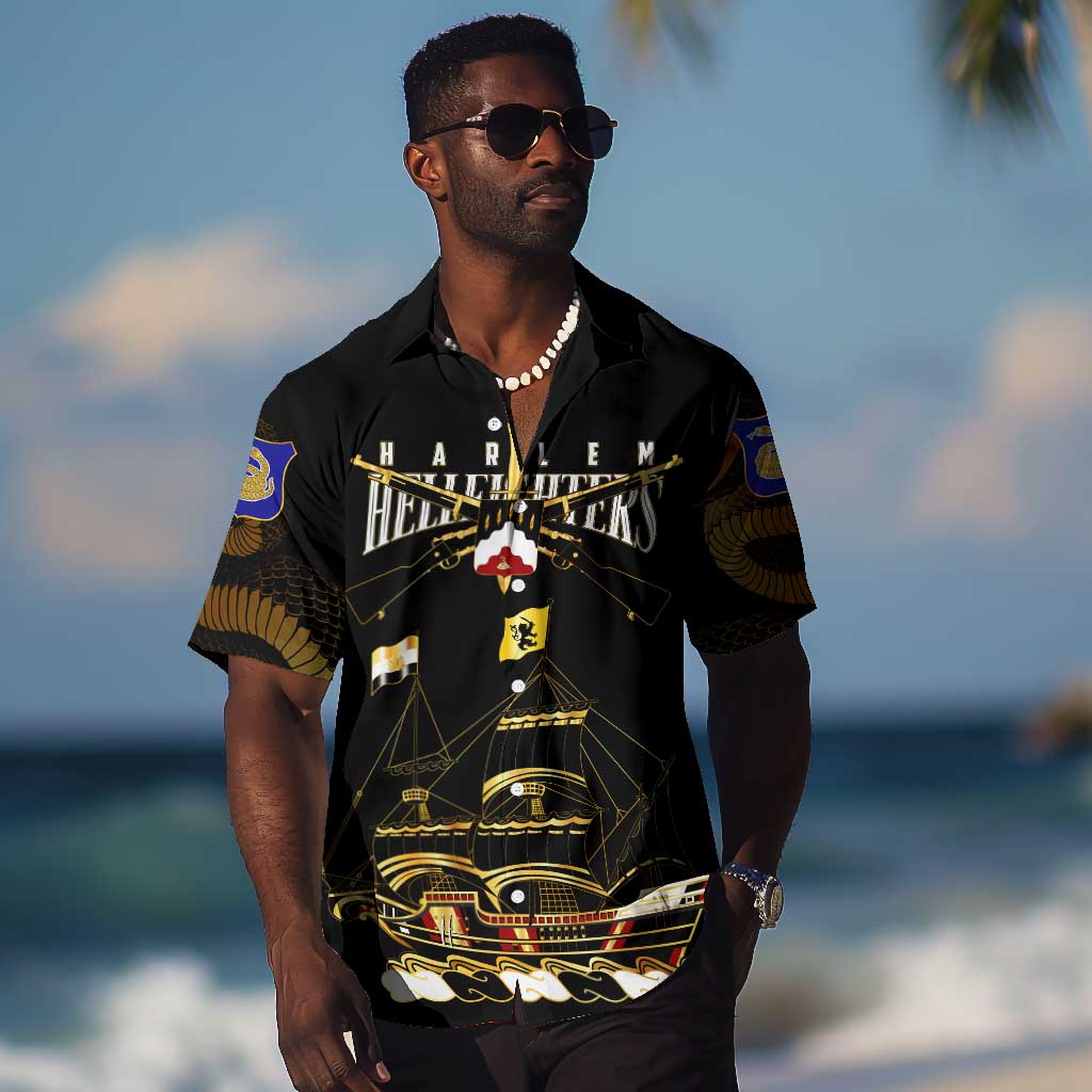 Harlem Hellfighters Hawaiian Shirt 369th Regiment Legacy at Sea DT02
