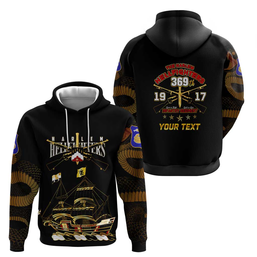 Harlem HellfightersFirst To Fight, First To Lead Hoodie DT02