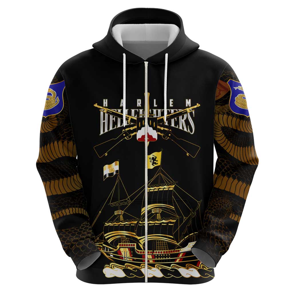 Harlem HellfightersFirst To Fight, First To Lead Hoodie DT02