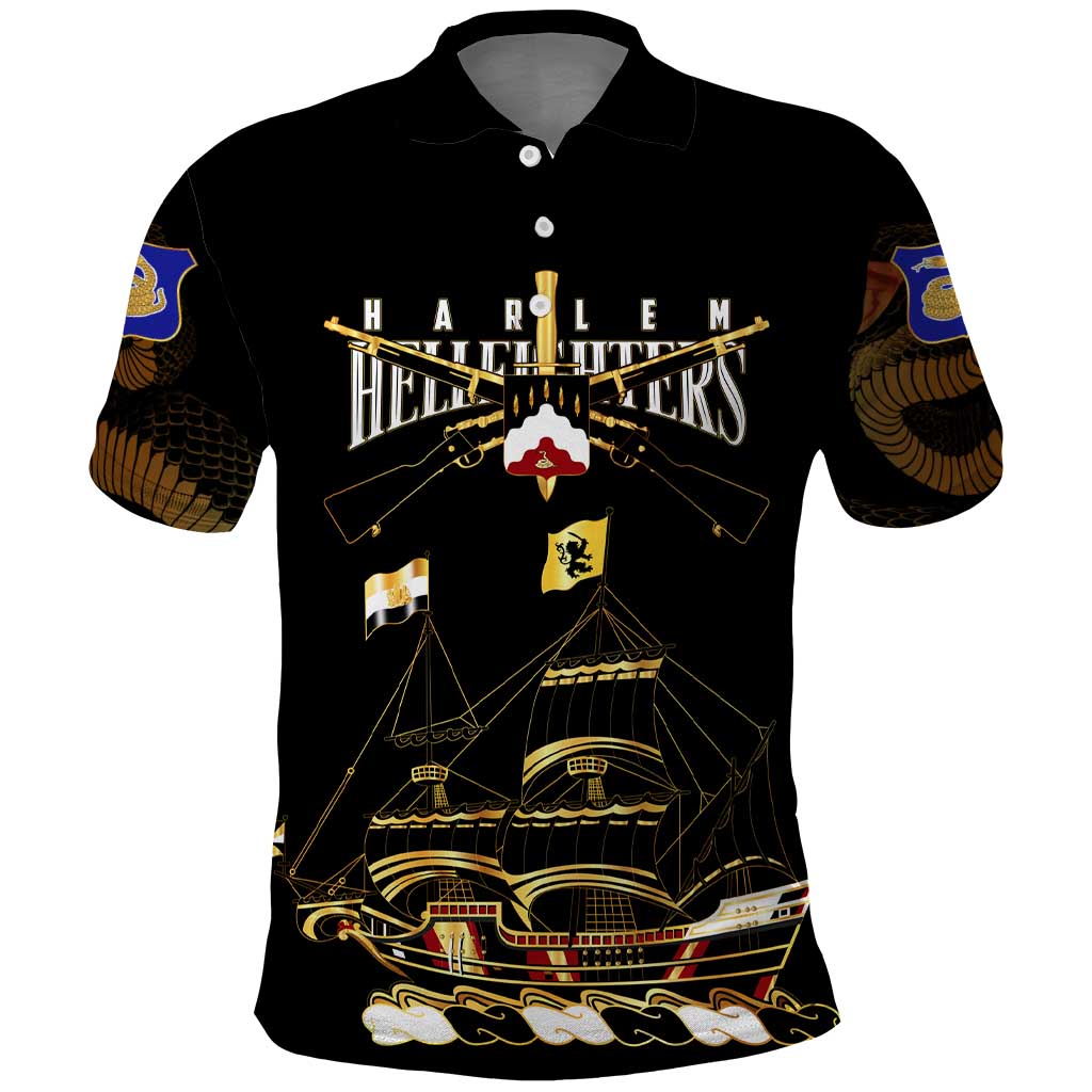 Harlem HellfightersFirst To Fight, First To Lead Polo Shirt DT02