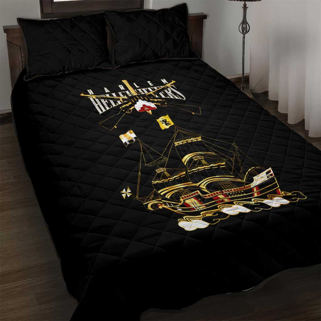 Harlem Hellfighters Quilt Bed Set 369th Regiment Legacy at Sea DT02