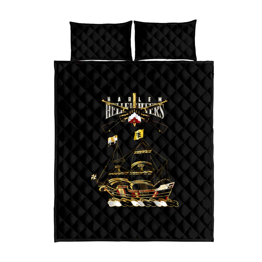 Harlem Hellfighters Quilt Bed Set 369th Regiment Legacy at Sea DT02