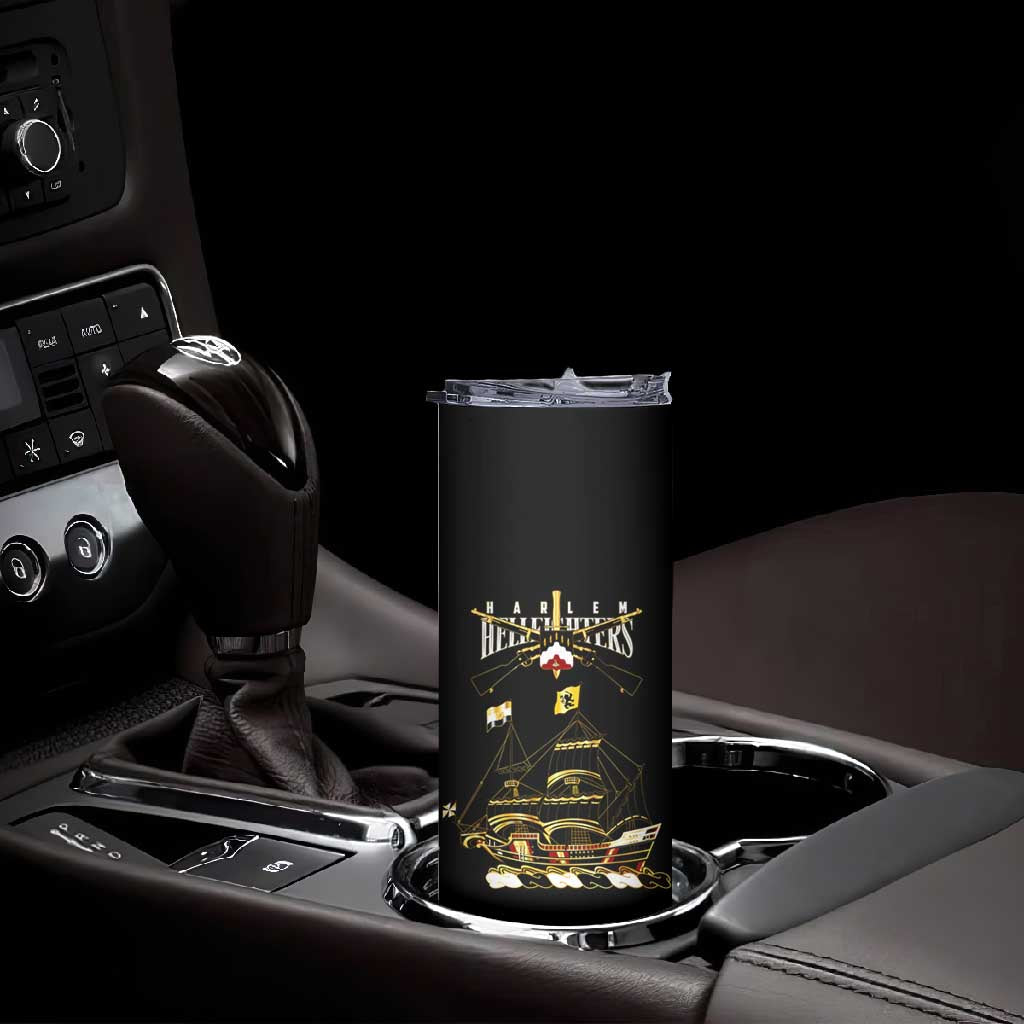 Harlem Hellfighters Skinny Tumbler 369th Regiment Legacy at Sea DT02