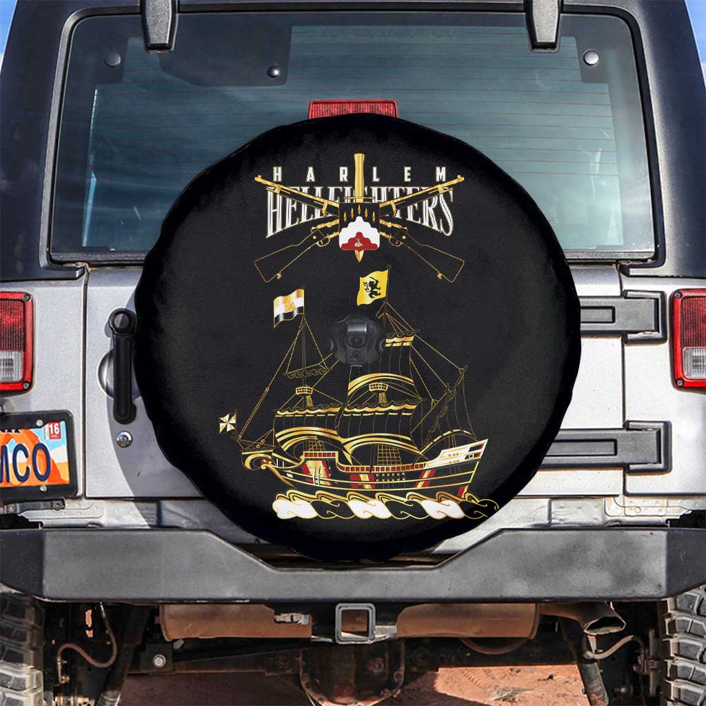 Harlem HellfightersFirst To Fight, First To Lead Spare Tire Cover DT02