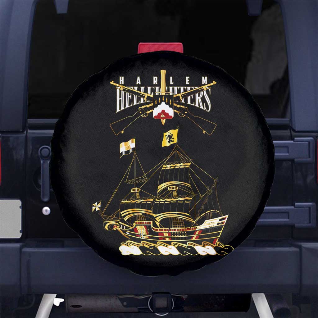 Harlem HellfightersFirst To Fight, First To Lead Spare Tire Cover DT02