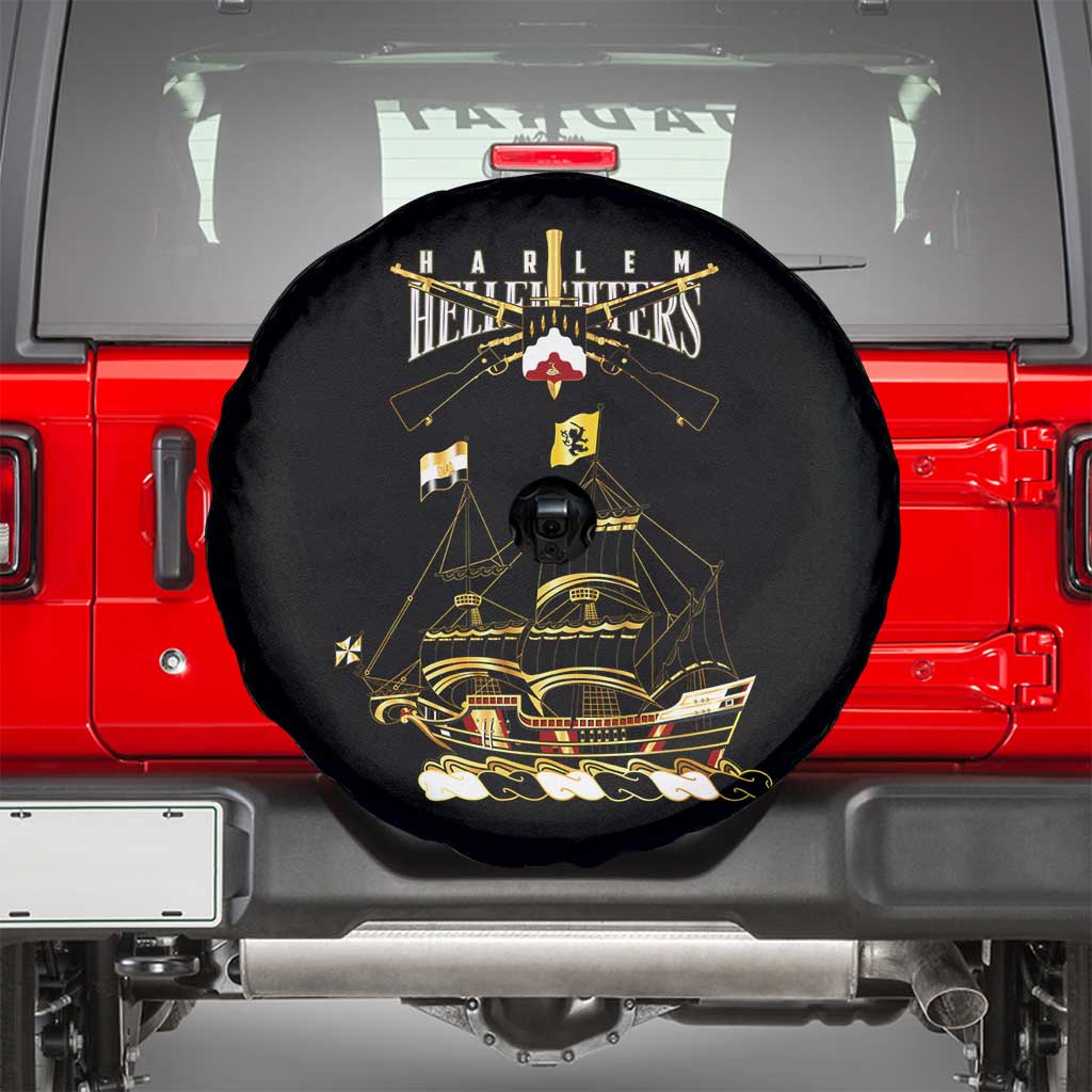 Harlem HellfightersFirst To Fight, First To Lead Spare Tire Cover DT02
