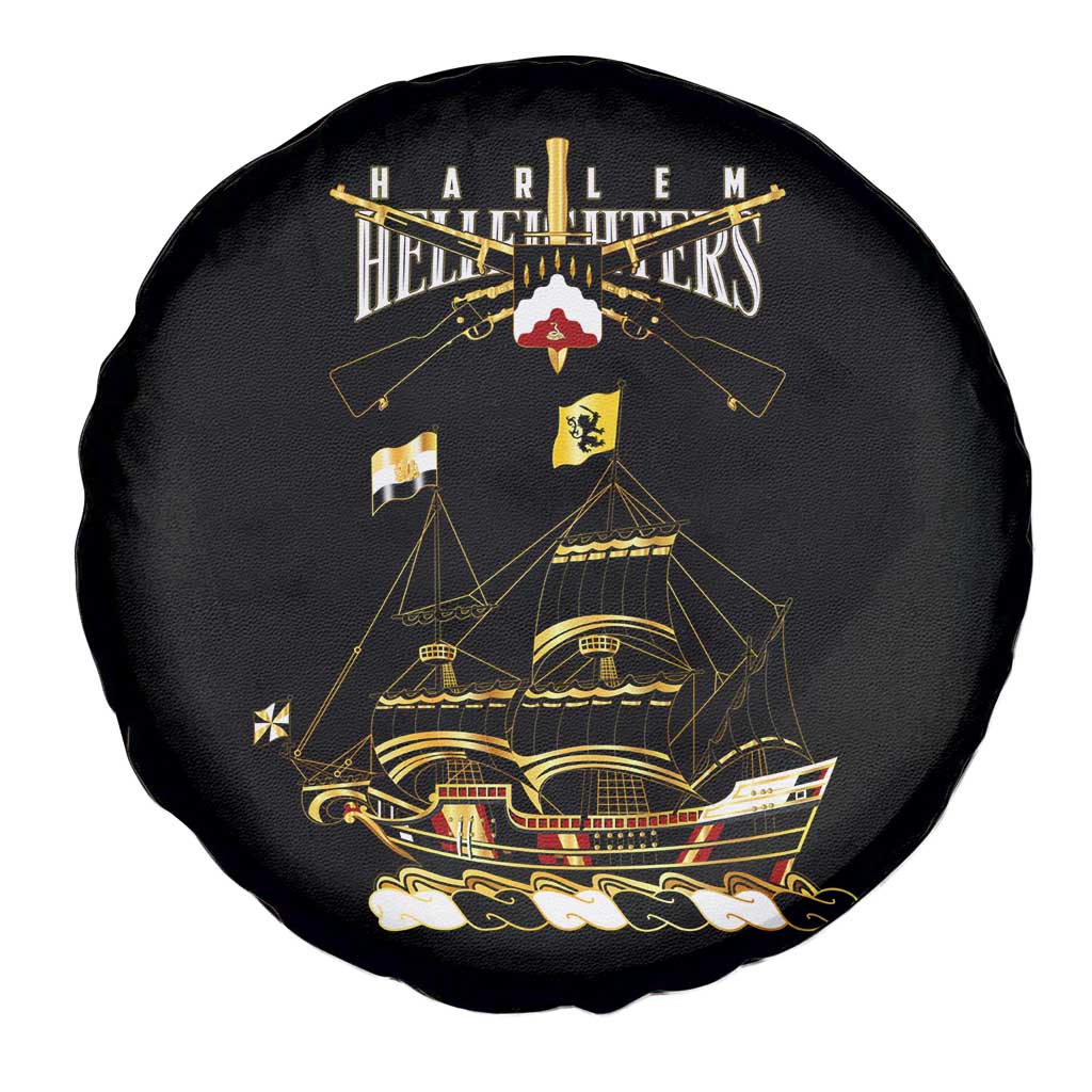 Harlem HellfightersFirst To Fight, First To Lead Spare Tire Cover DT02