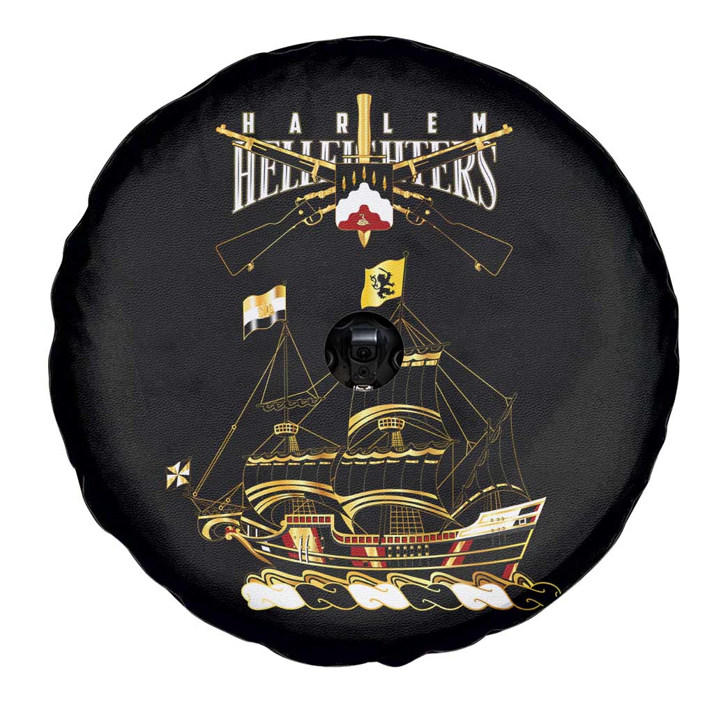 Harlem HellfightersFirst To Fight, First To Lead Spare Tire Cover DT02