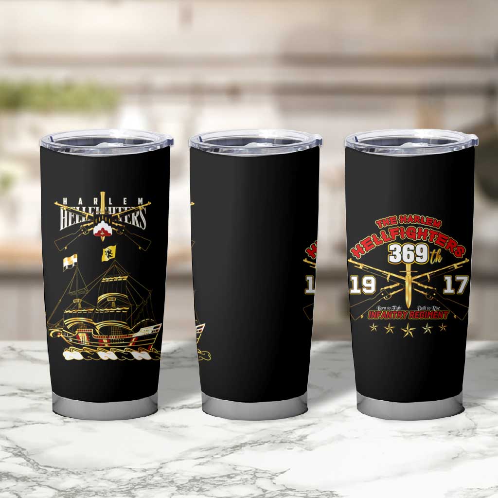 Harlem Hellfighters Tumbler Cup 369th Regiment Legacy at Sea DT02