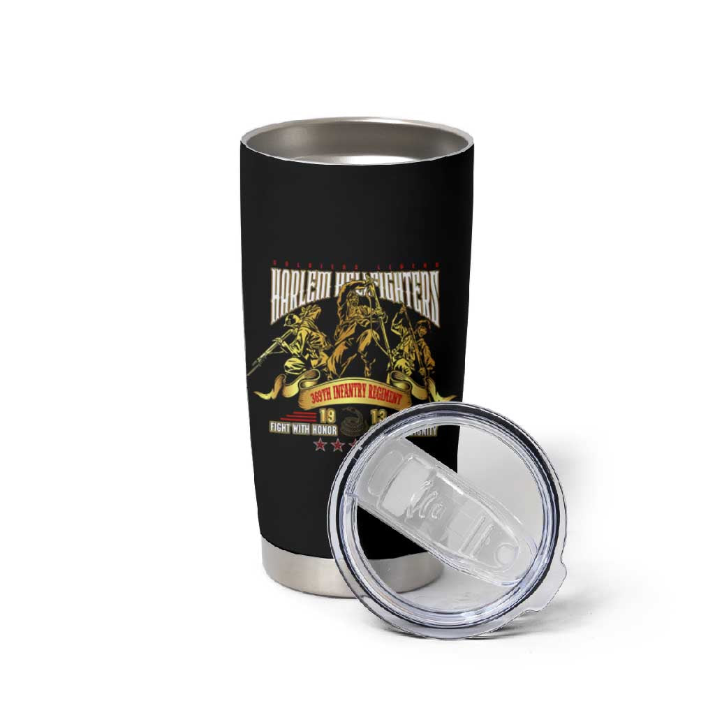 Harlem Hellfighters 1913 Tumbler Cup Fight with Honor, Stand for Dignity - 369th Infantry Regiment DT02