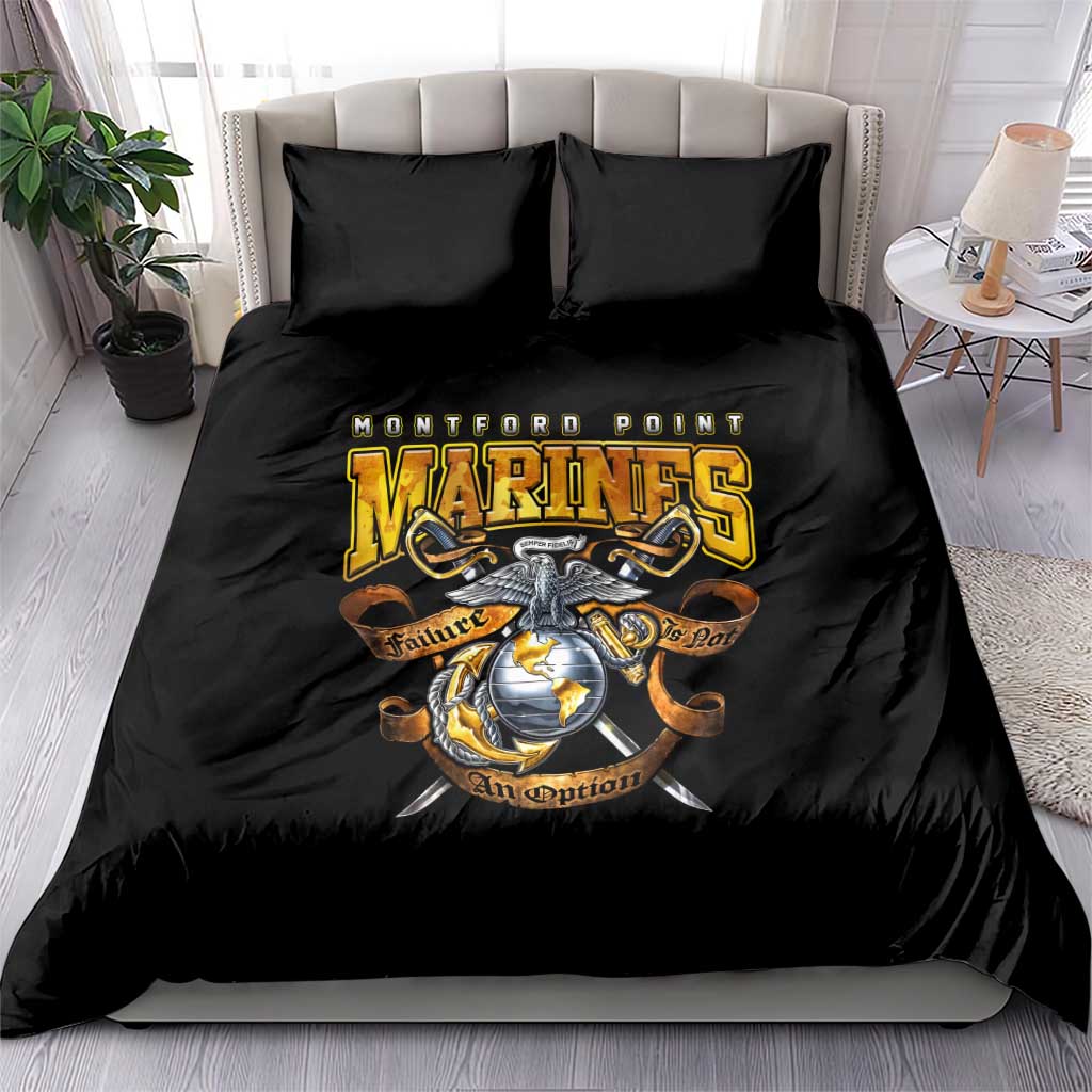 Montford Point Marines Bedding Set Afro Black History Tribute DT02