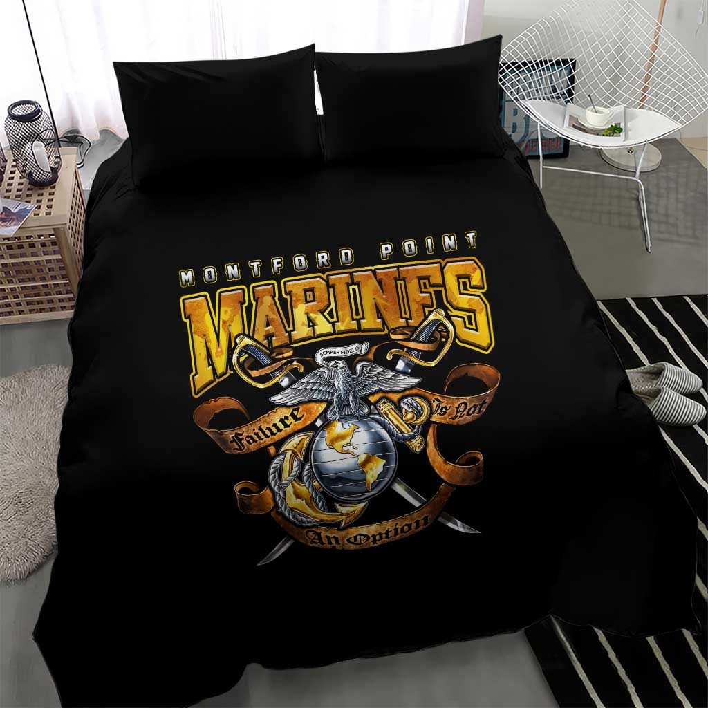 Montford Point Marines Bedding Set Afro Black History Tribute DT02