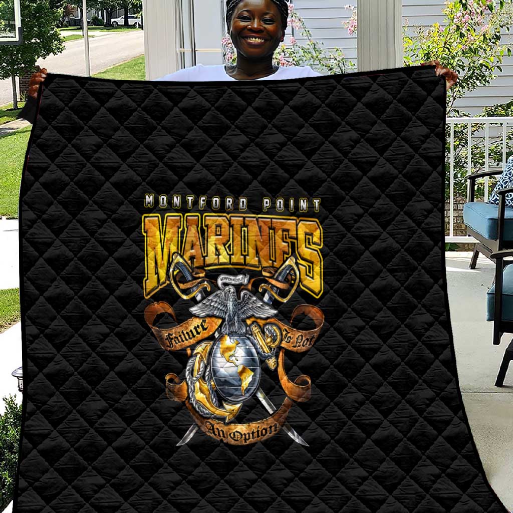 Montford Point Marines Quilt Afro Black History Tribute DT02