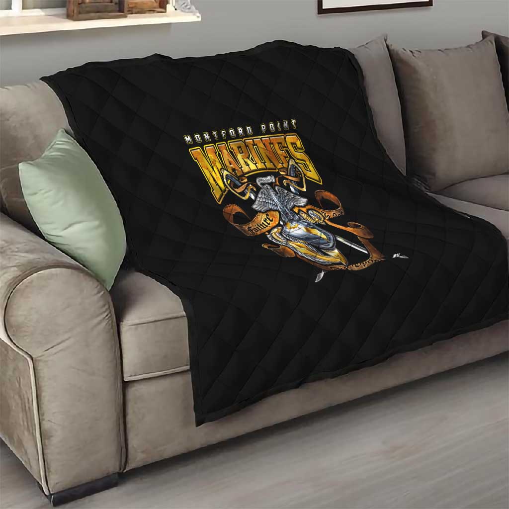 Montford Point Marines Quilt Afro Black History Tribute DT02