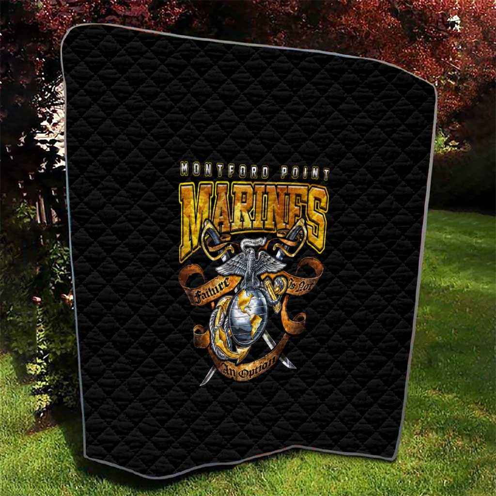 Montford Point Marines Quilt Afro Black History Tribute DT02