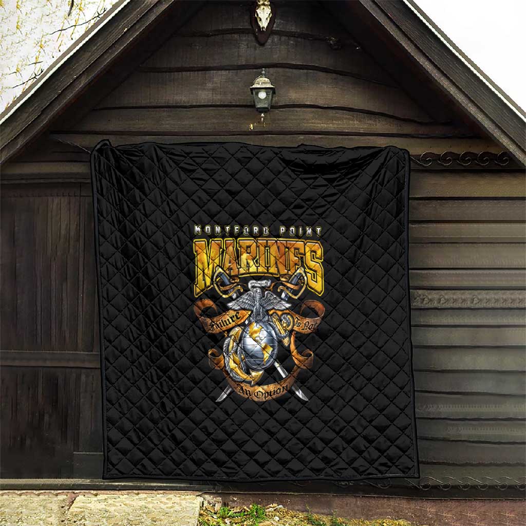 Montford Point Marines Quilt Afro Black History Tribute DT02