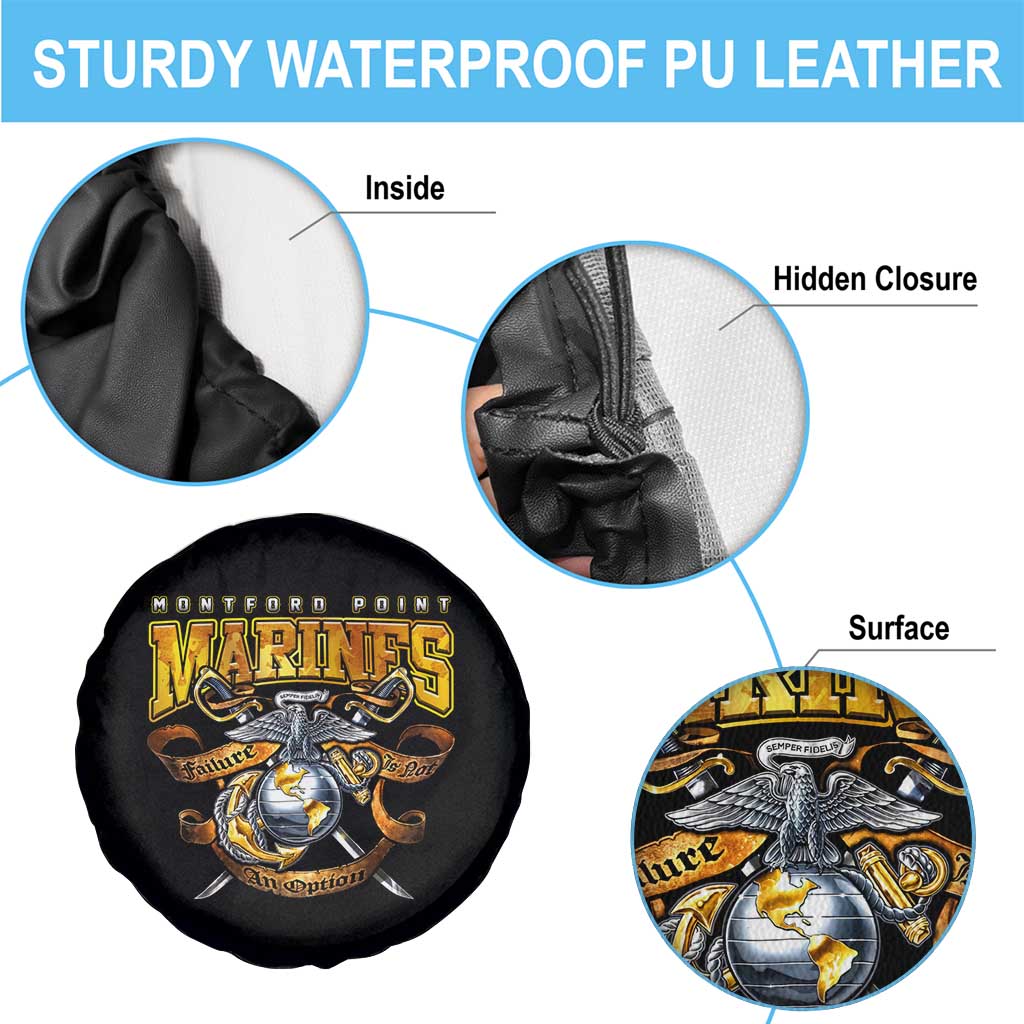 The First Black Marines: A Legacy Etched In Honor Spare Tire Cover DT02