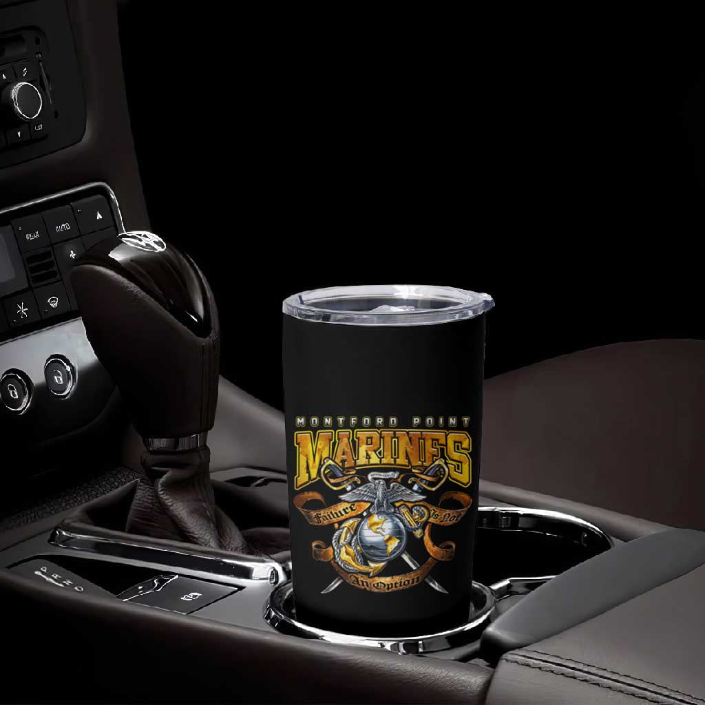 Montford Point Marines Tumbler Cup Afro Black History Tribute DT02