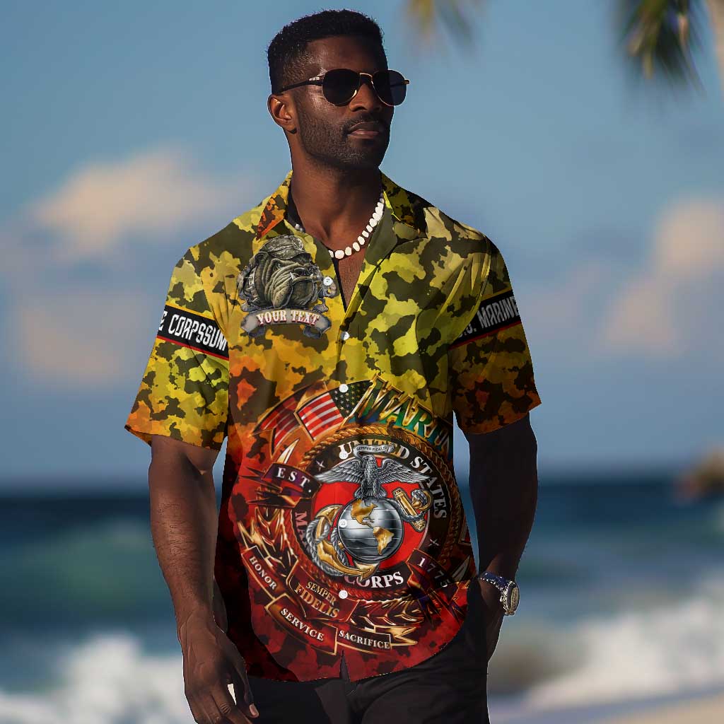 Montford Point Marines Hawaiian Shirt Afro Devil Dog Soldier Legend DT02