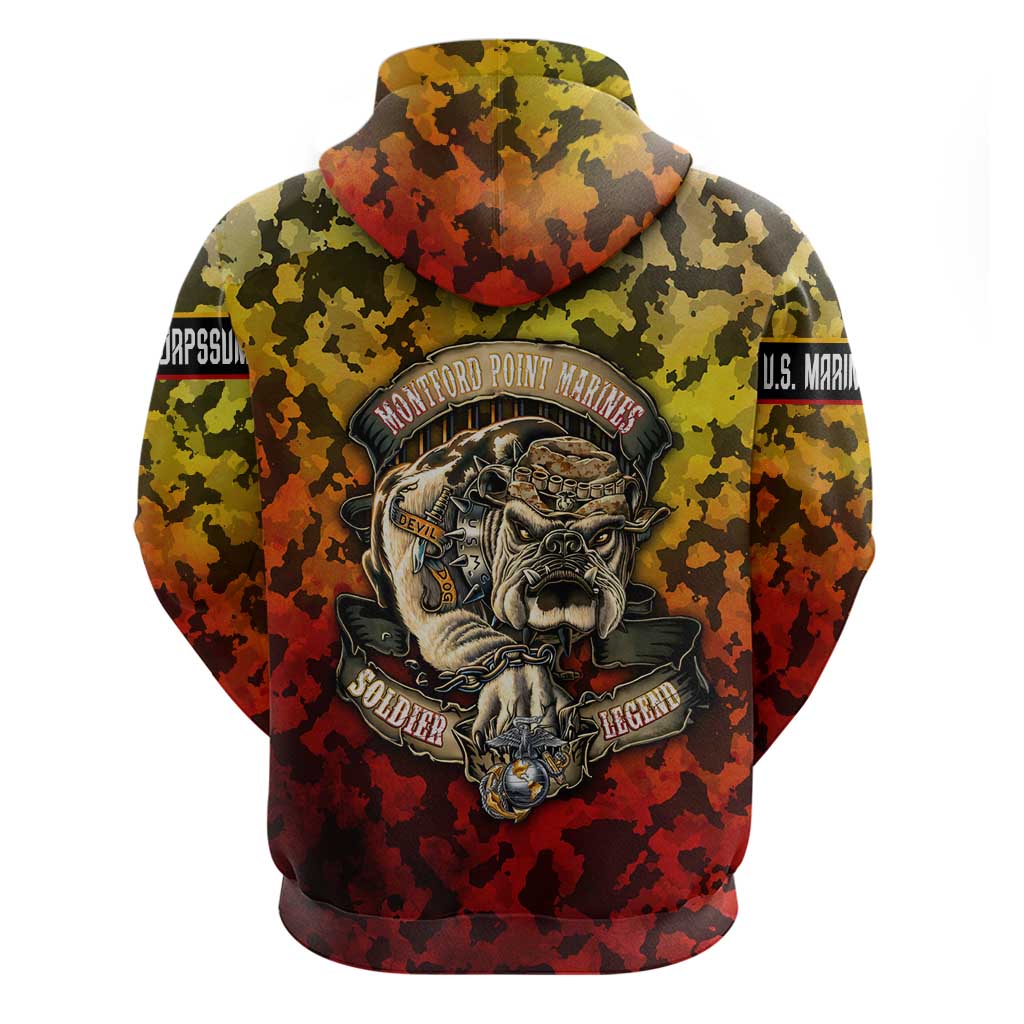 Chesty The Bulldog: Mascot Of Valor Hoodie DT02