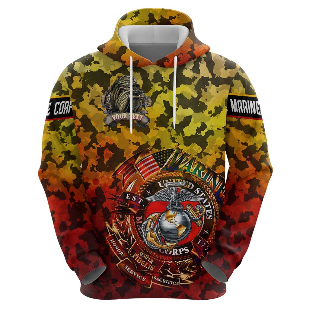 Chesty The Bulldog: Mascot Of Valor Hoodie DT02