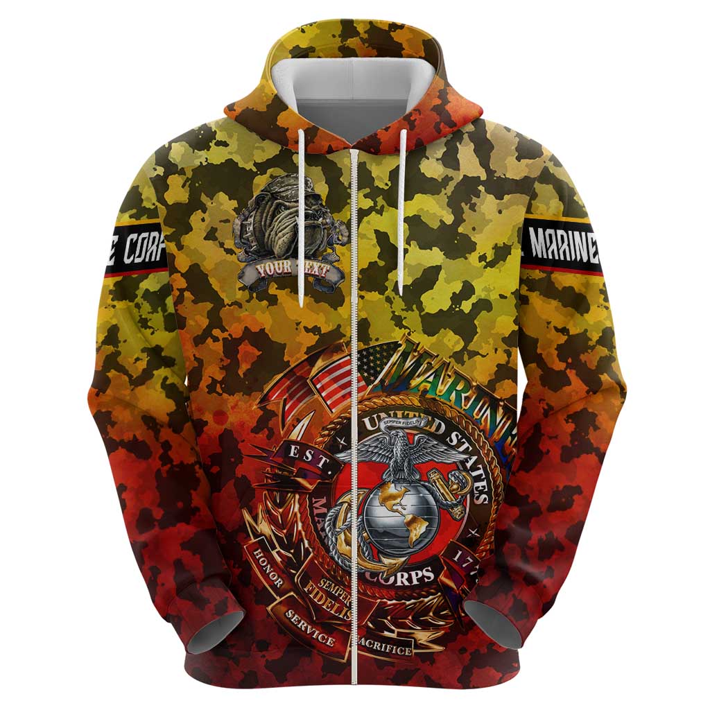Chesty The Bulldog: Mascot Of Valor Hoodie DT02