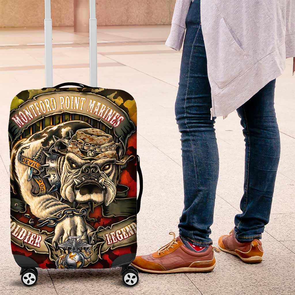 Chesty The Bulldog: Mascot Of Valor Luggage Cover DT02