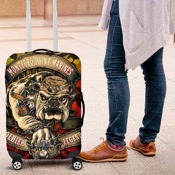 Chesty The Bulldog: Mascot Of Valor Luggage Cover DT02