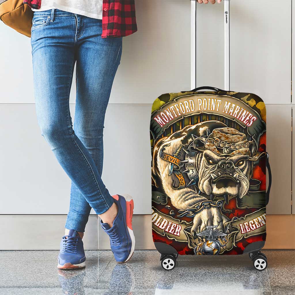 Chesty The Bulldog: Mascot Of Valor Luggage Cover DT02