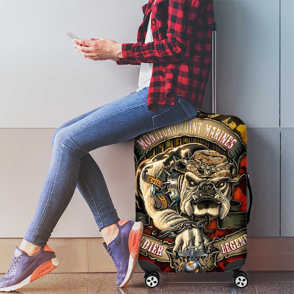 Chesty The Bulldog: Mascot Of Valor Luggage Cover DT02