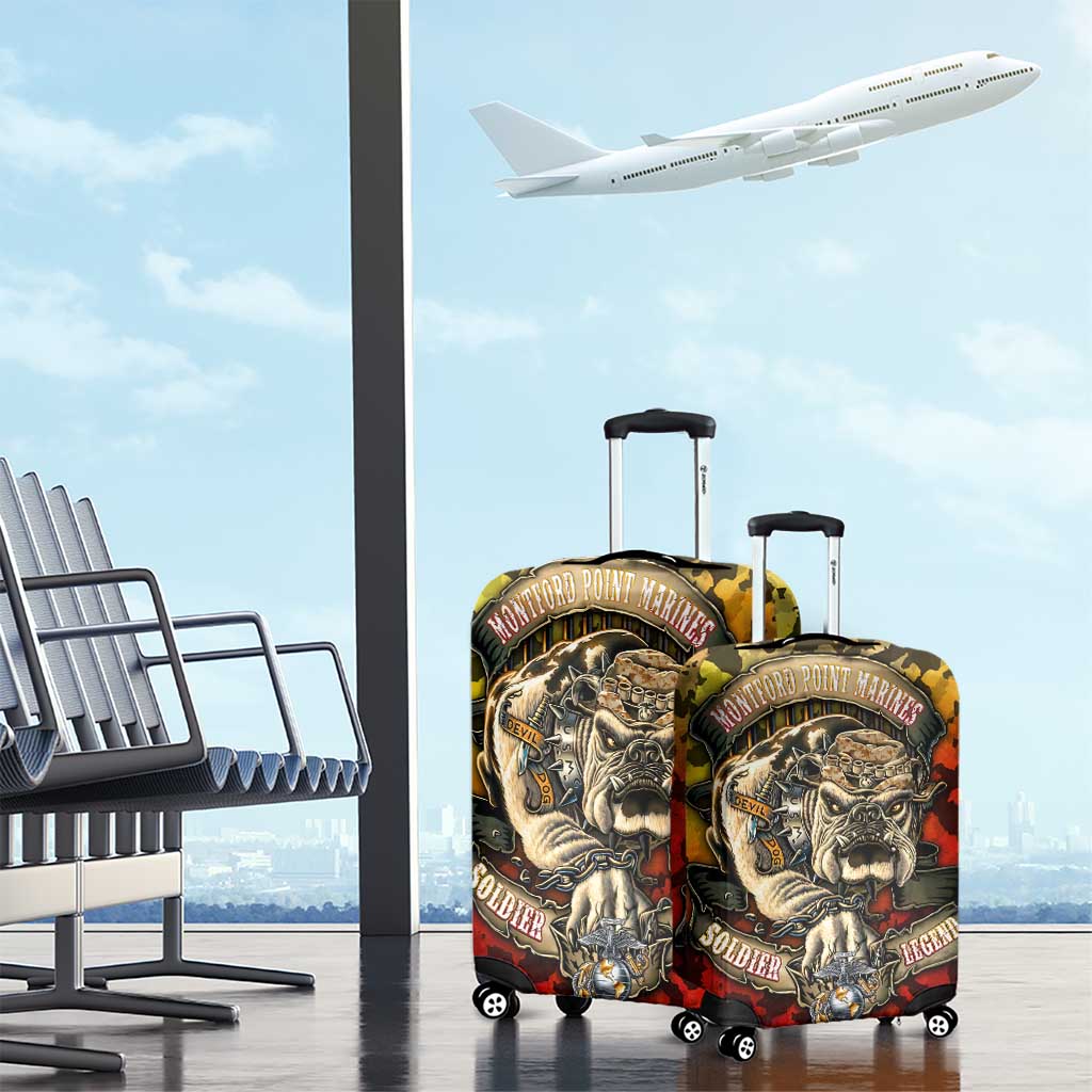 Chesty The Bulldog: Mascot Of Valor Luggage Cover DT02