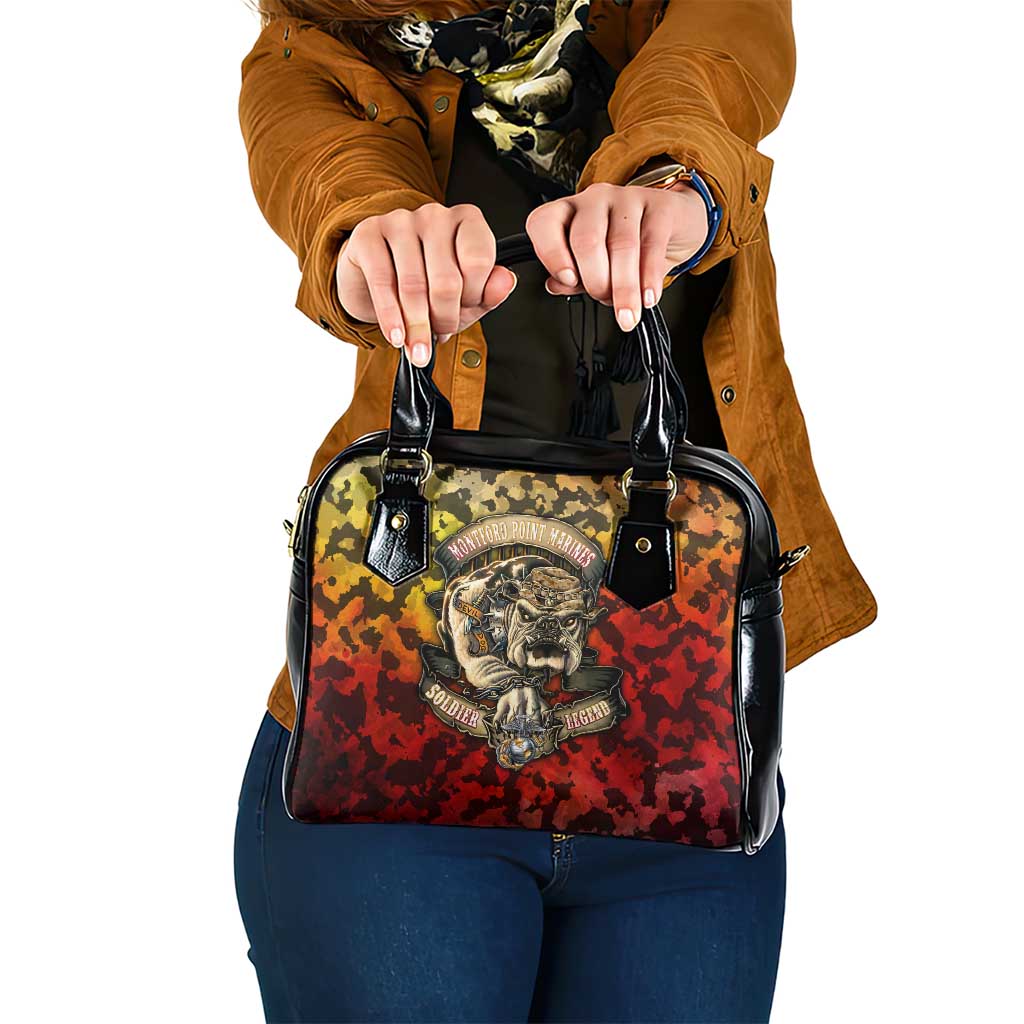 Chesty The Bulldog: Mascot Of Valor Shoulder Handbag DT02