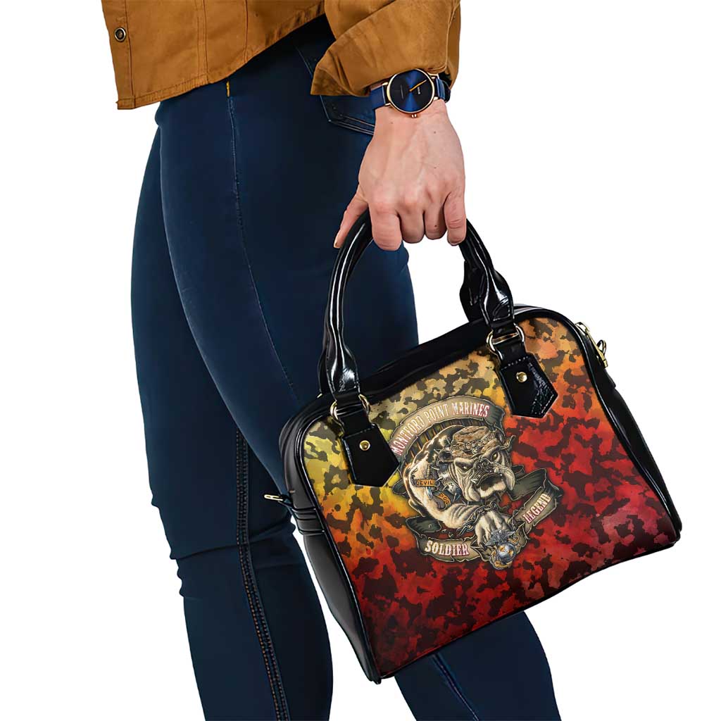 Chesty The Bulldog: Mascot Of Valor Shoulder Handbag DT02