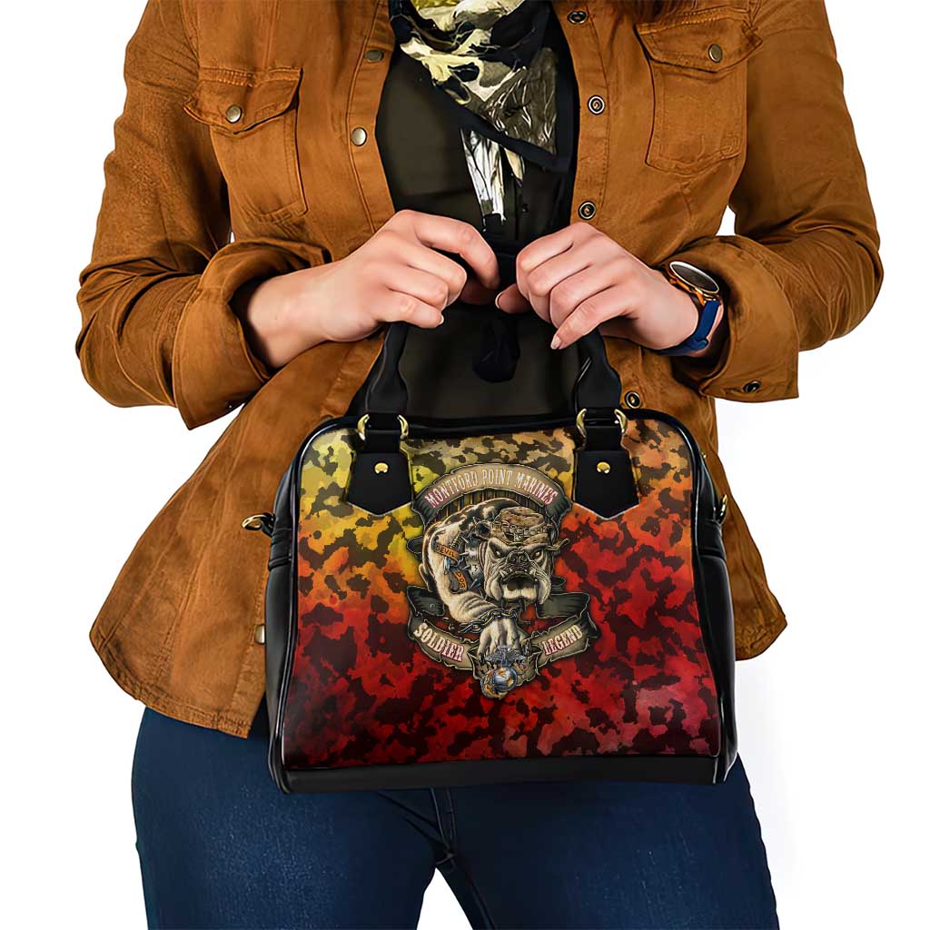 Chesty The Bulldog: Mascot Of Valor Shoulder Handbag DT02