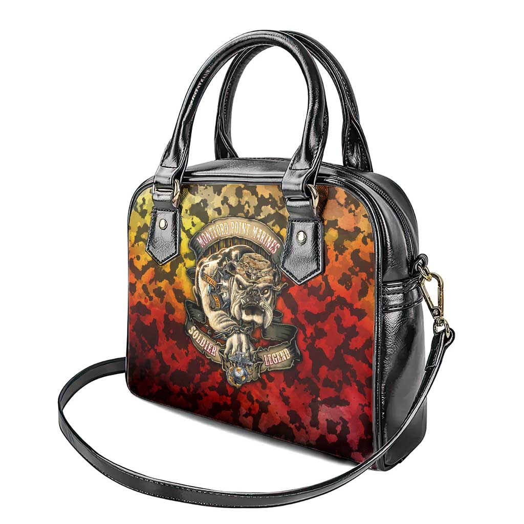 Chesty The Bulldog: Mascot Of Valor Shoulder Handbag DT02