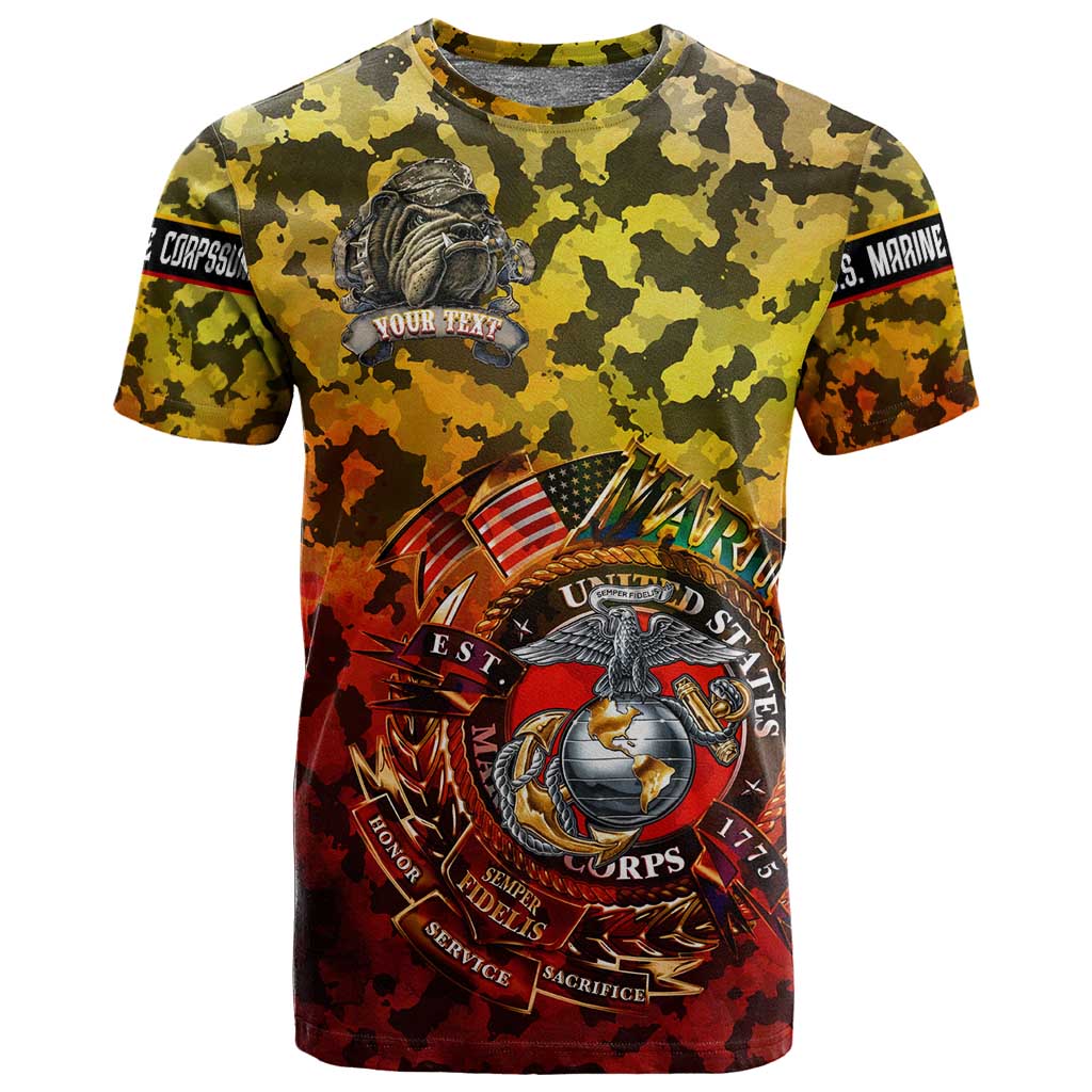 Montford Point Marines T shirt Afro Devil Dog Soldier Legend DT02
