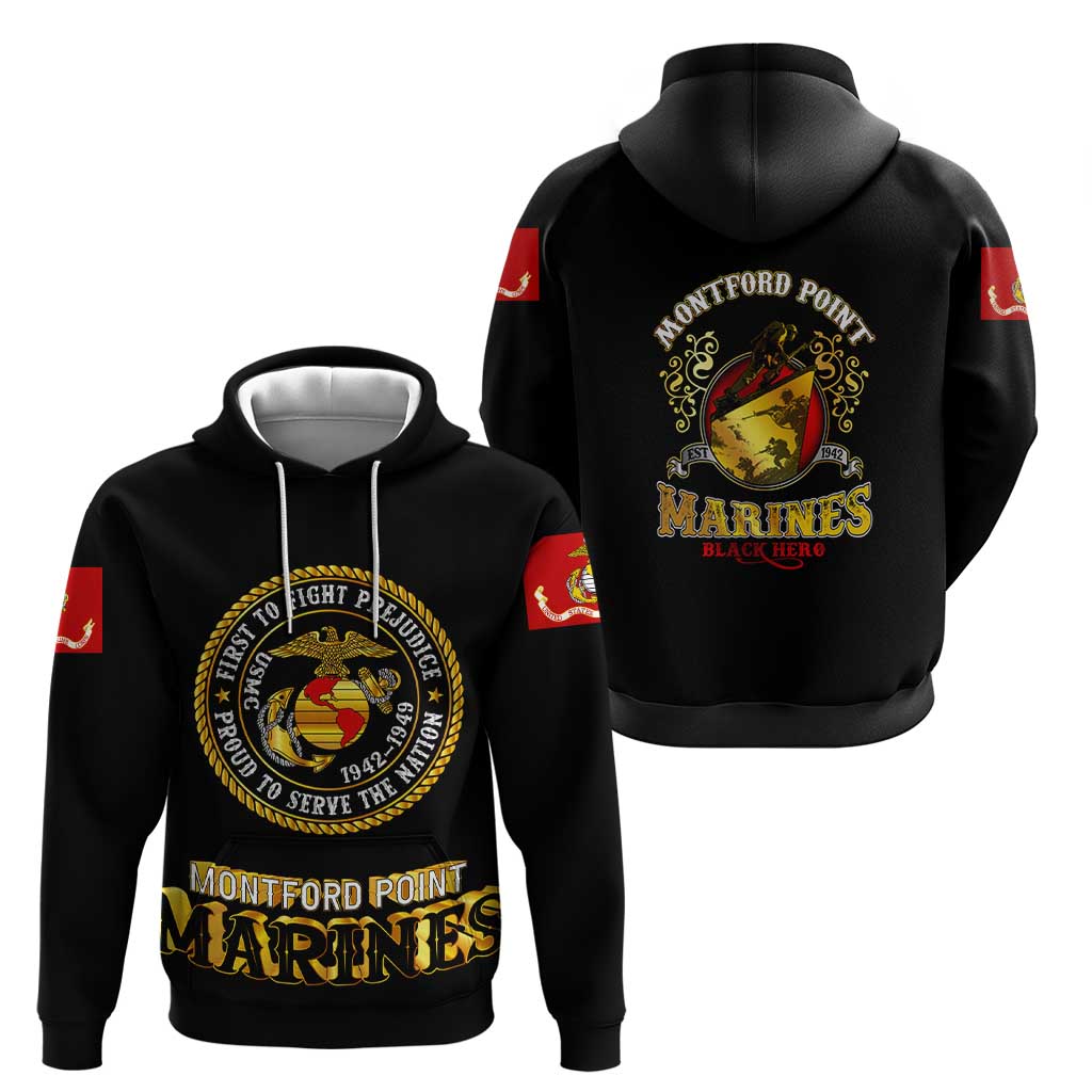 Breaking Barriers: Black Valor Hoodie DT02