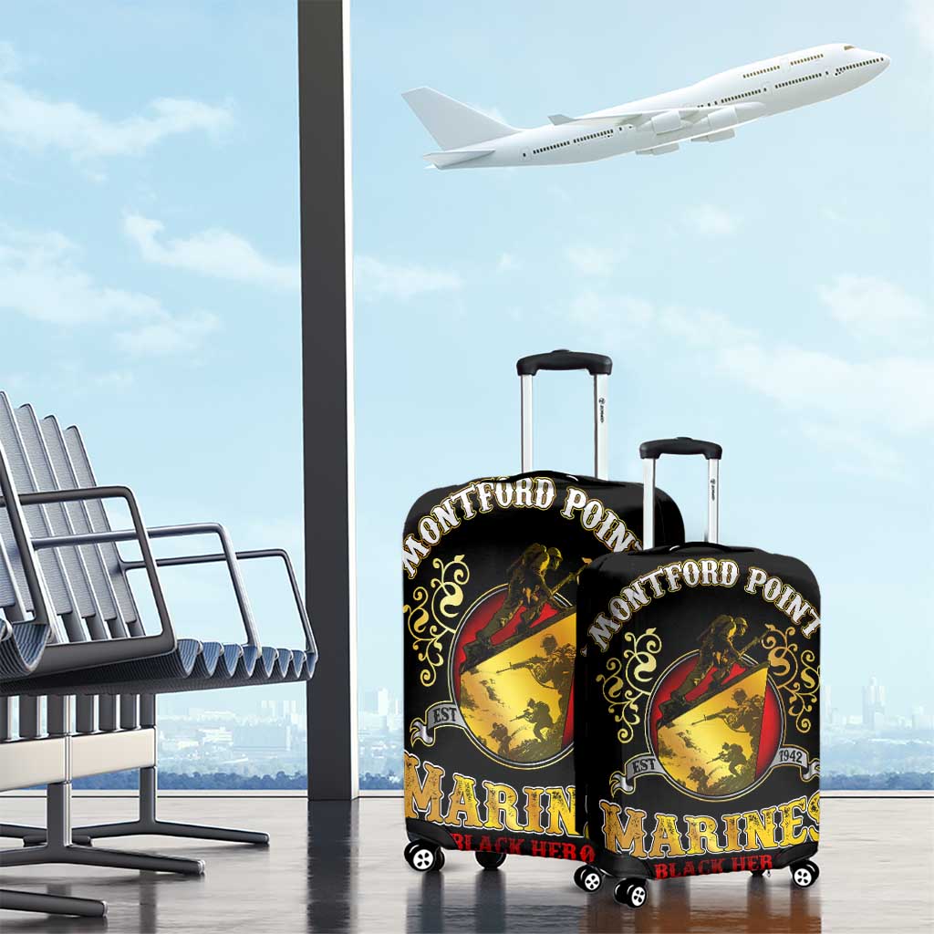 Breaking Barriers: Black Valor Luggage Cover DT02